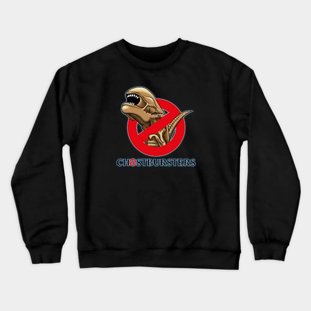 Chestbursters Crewneck Sweatshirt by Droidloot